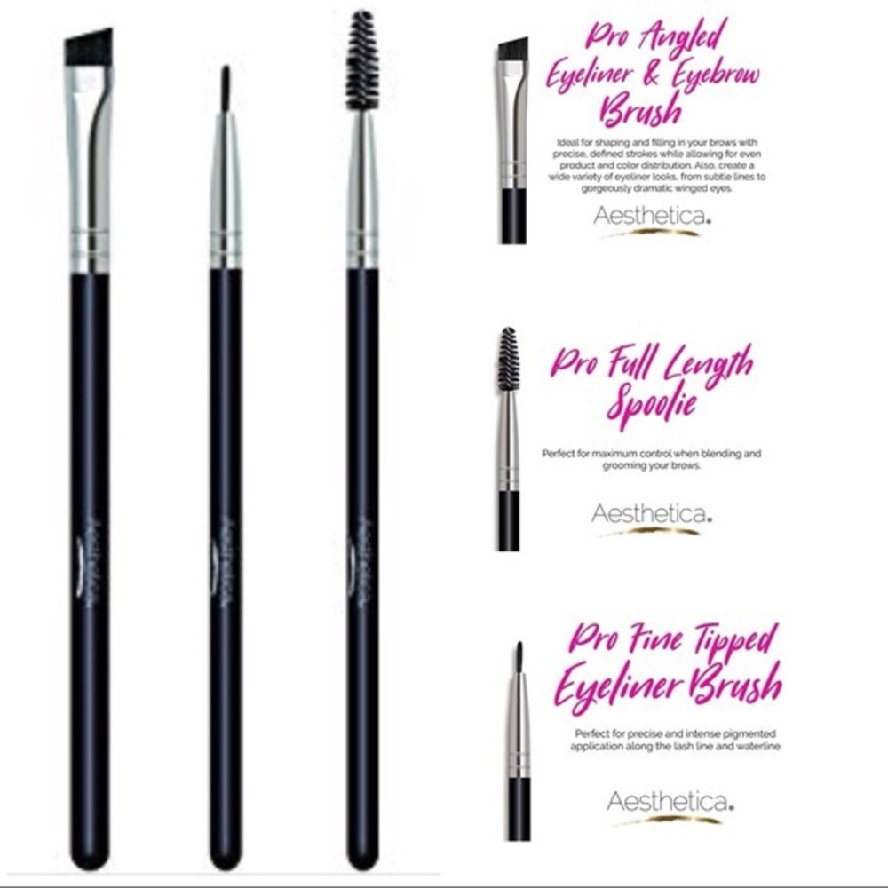 Aesthica- Trio eyeliner brush set